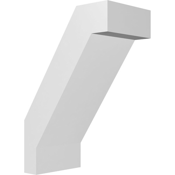 Ekena Millwork 5-in. W x 8-in. D x 12-in. H Burlington Architectural Grade PVC Knee Brace BRCP05X08X12BUR - main